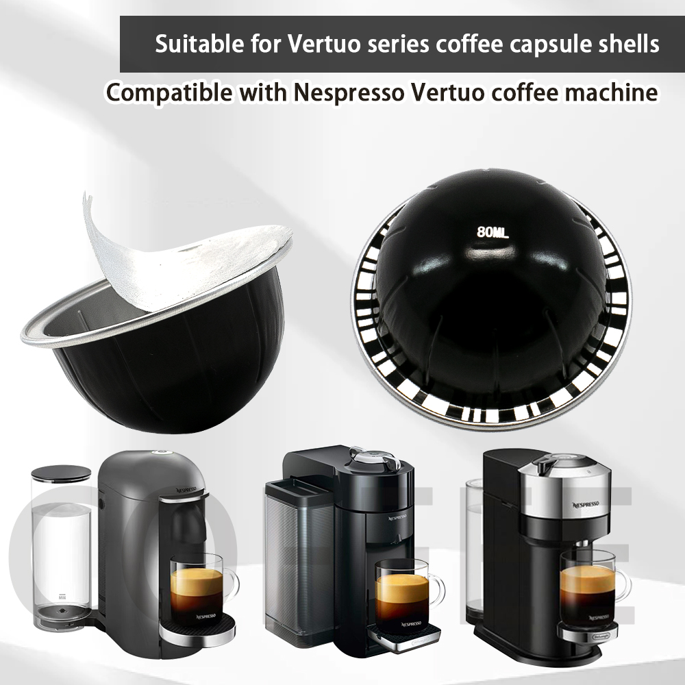 Coffee Equipment Used - Aluminum coffee capsules that can be