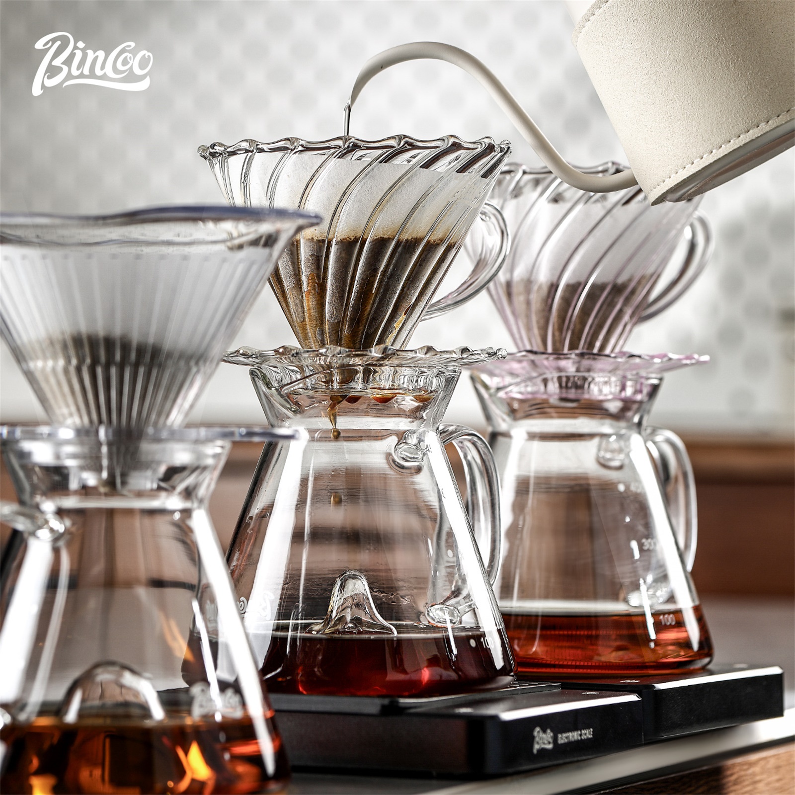 Coffee Equipment Pour Over - BINCOO Pour Over Coffee Dripper Set