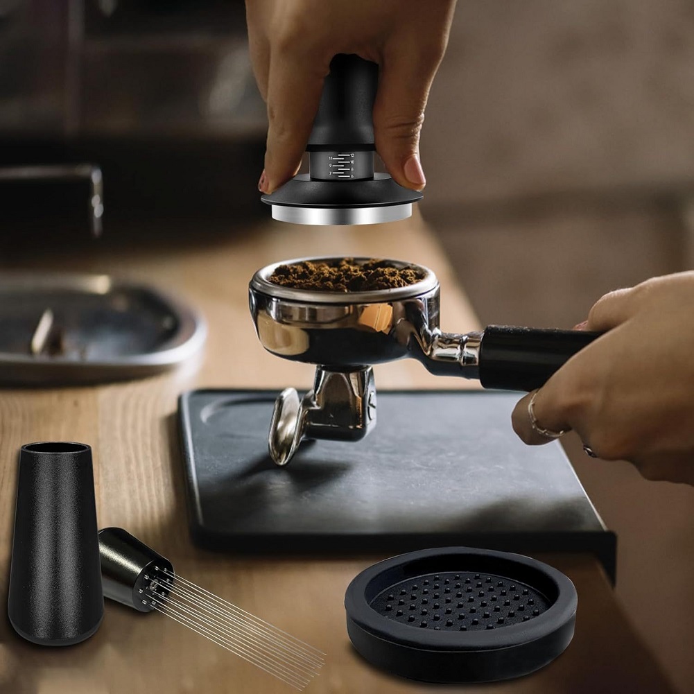Espresso Tamper 51mm Set Inclu - Espresso Tamper Set ulasan dan harga