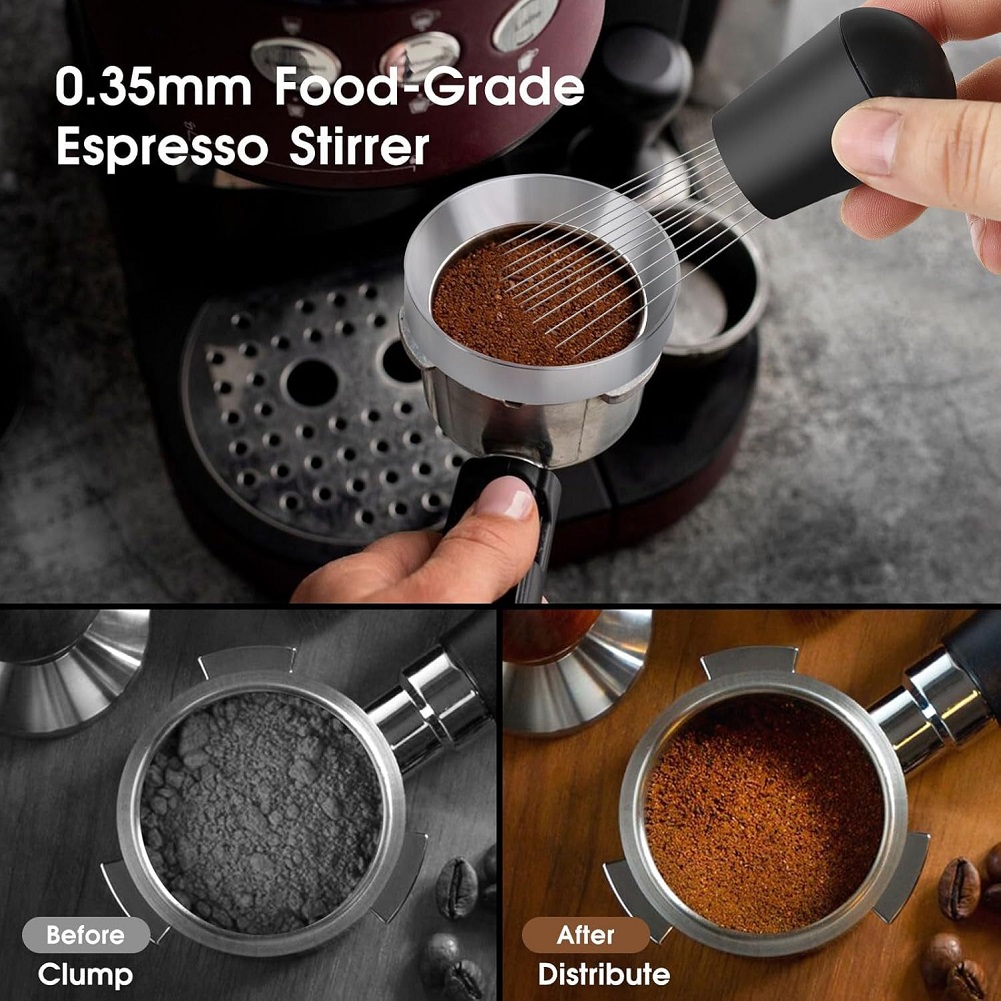 Espresso Tamper 51mm Set Inclu - Espresso Tamper Set ulasan dan harga