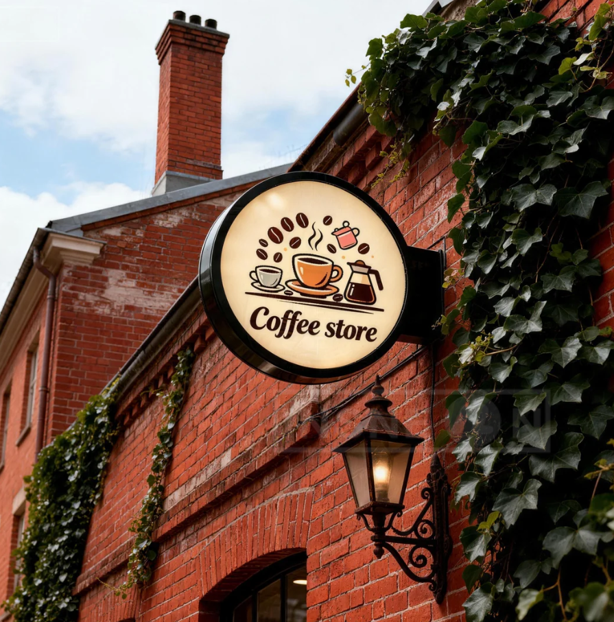 Double-Sided Outdoor Business  - Coffee Equipment And Supplies ulasan dan harga