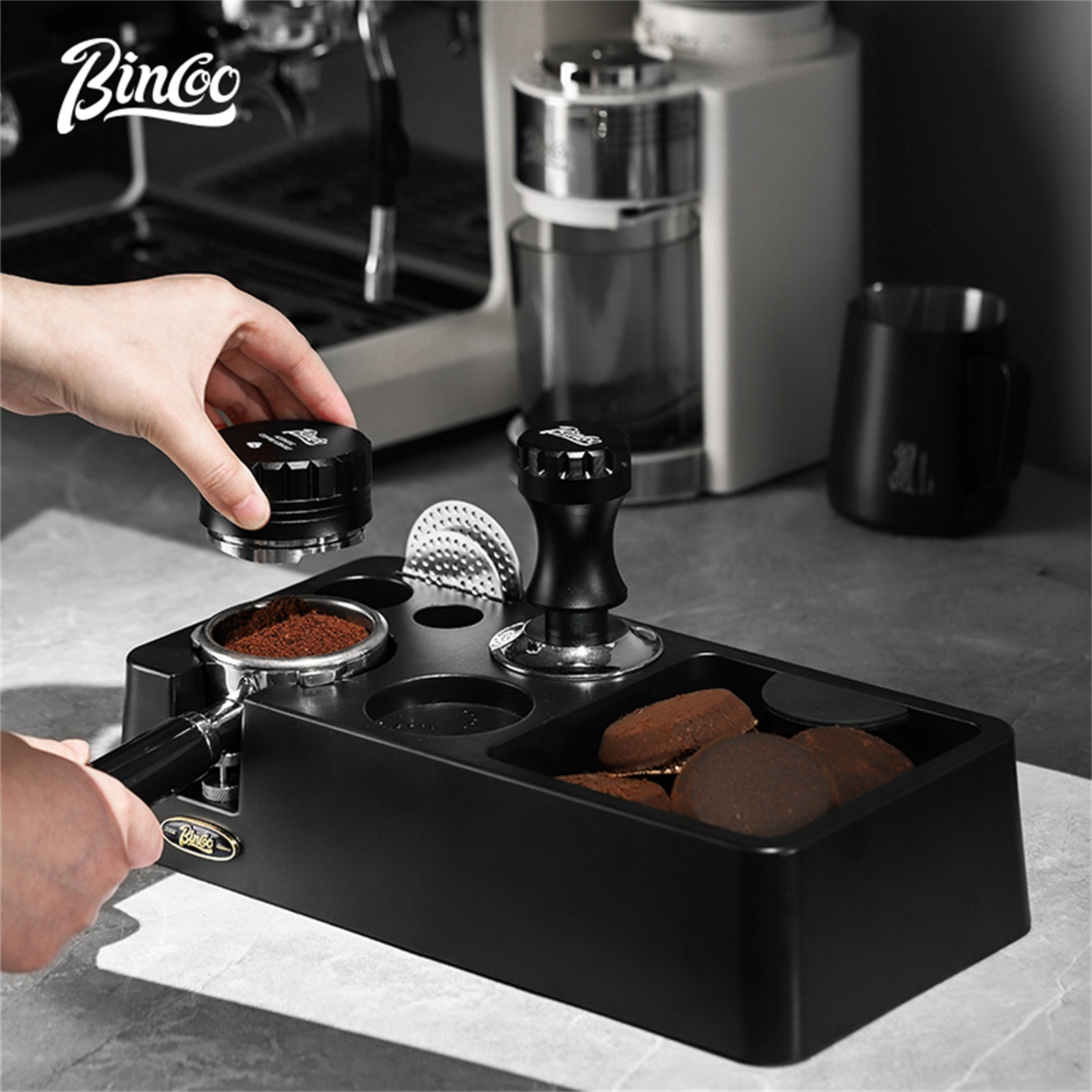 Bincoo Coffee Distributor 51/5 - Espresso Tamper Set ulasan dan harga