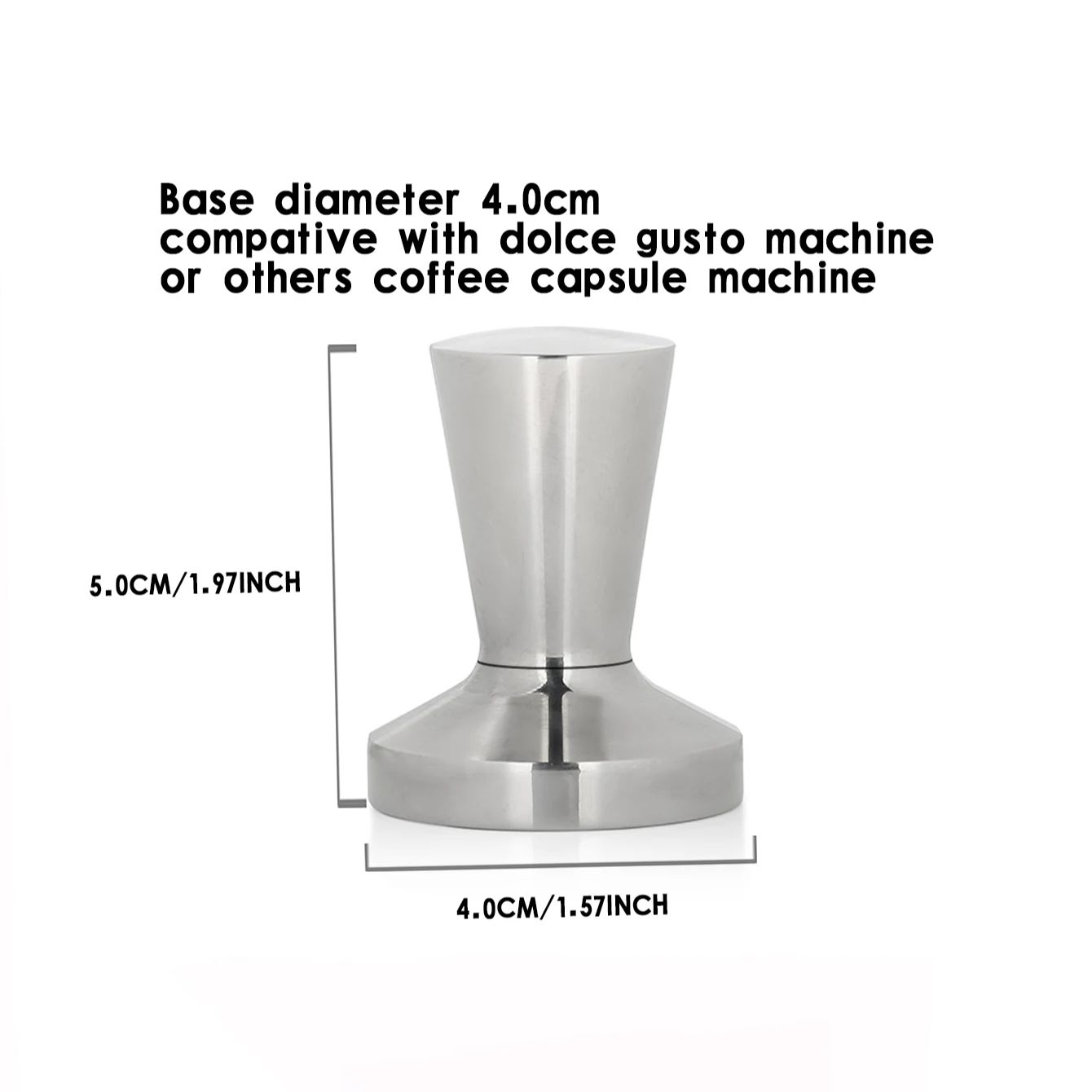 Stainless Steel Smart Dolce Gu - Espresso Tamper Set ulasan dan harga