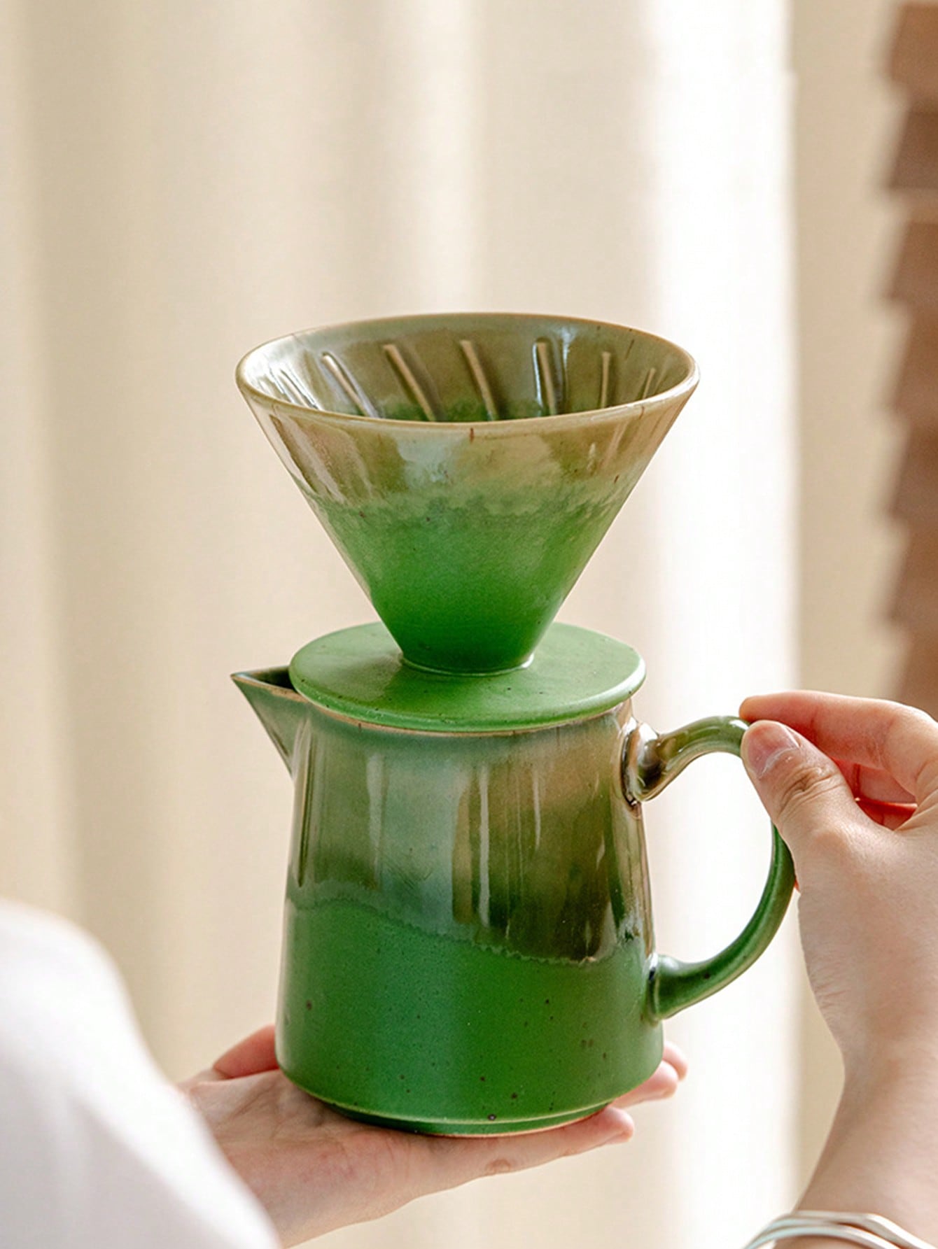 1 Set of Premium Ceramic Pour- - Coffee Equipment Pour Over ulasan dan harga