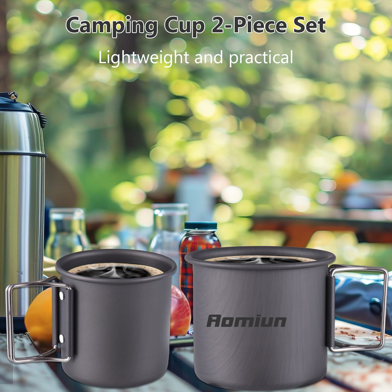 2 Pcs Camping Mug Outdoor Coff - Coffee Equipment And Supplies ulasan dan harga