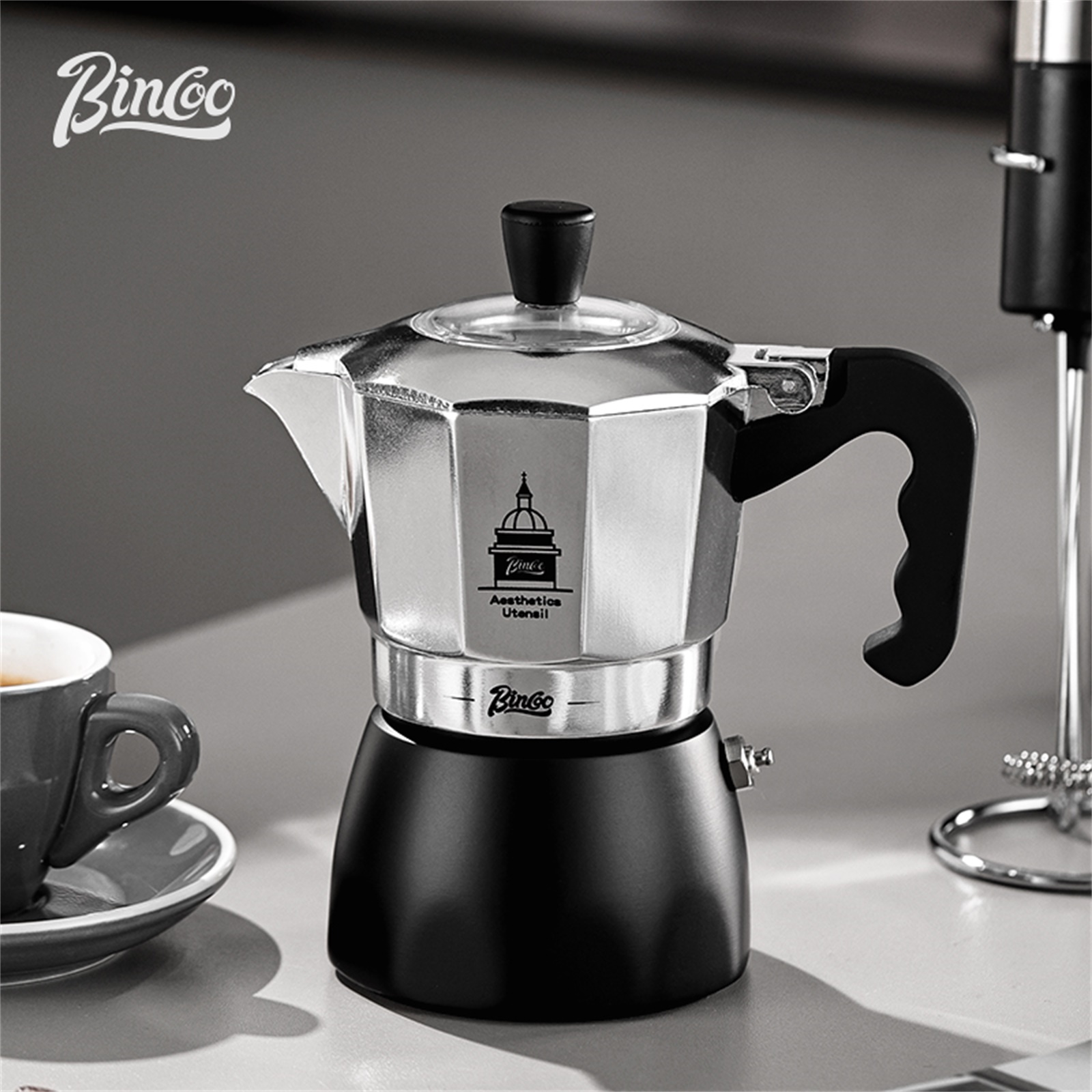 BINCOO Double Valve Moka Pot，E - Coffee Equipment Wdt ulasan dan harga