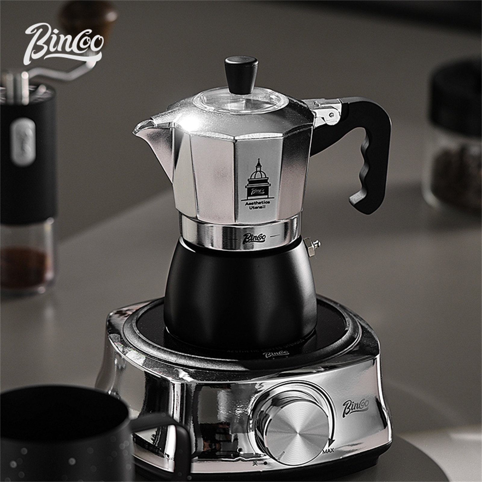 BINCOO Double Valve Moka Pot，E - Coffee Equipment Wdt ulasan dan harga
