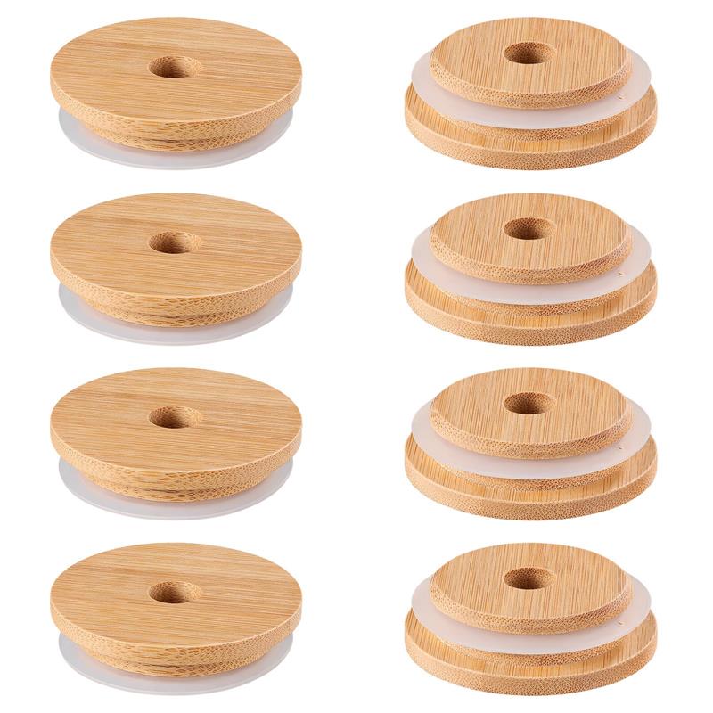 Jar Lids Straw Lid With Glass  - Bean Hopper Lid ulasan dan harga