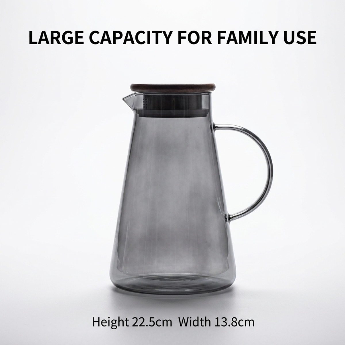 Heat Resistant Glass Pitcher w - Bean Hopper Lid ulasan dan harga