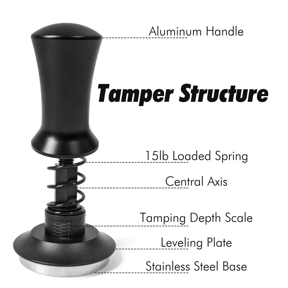 51mm 53mm 58mm Espresso Tamper - Espresso Tamper Set ulasan dan harga