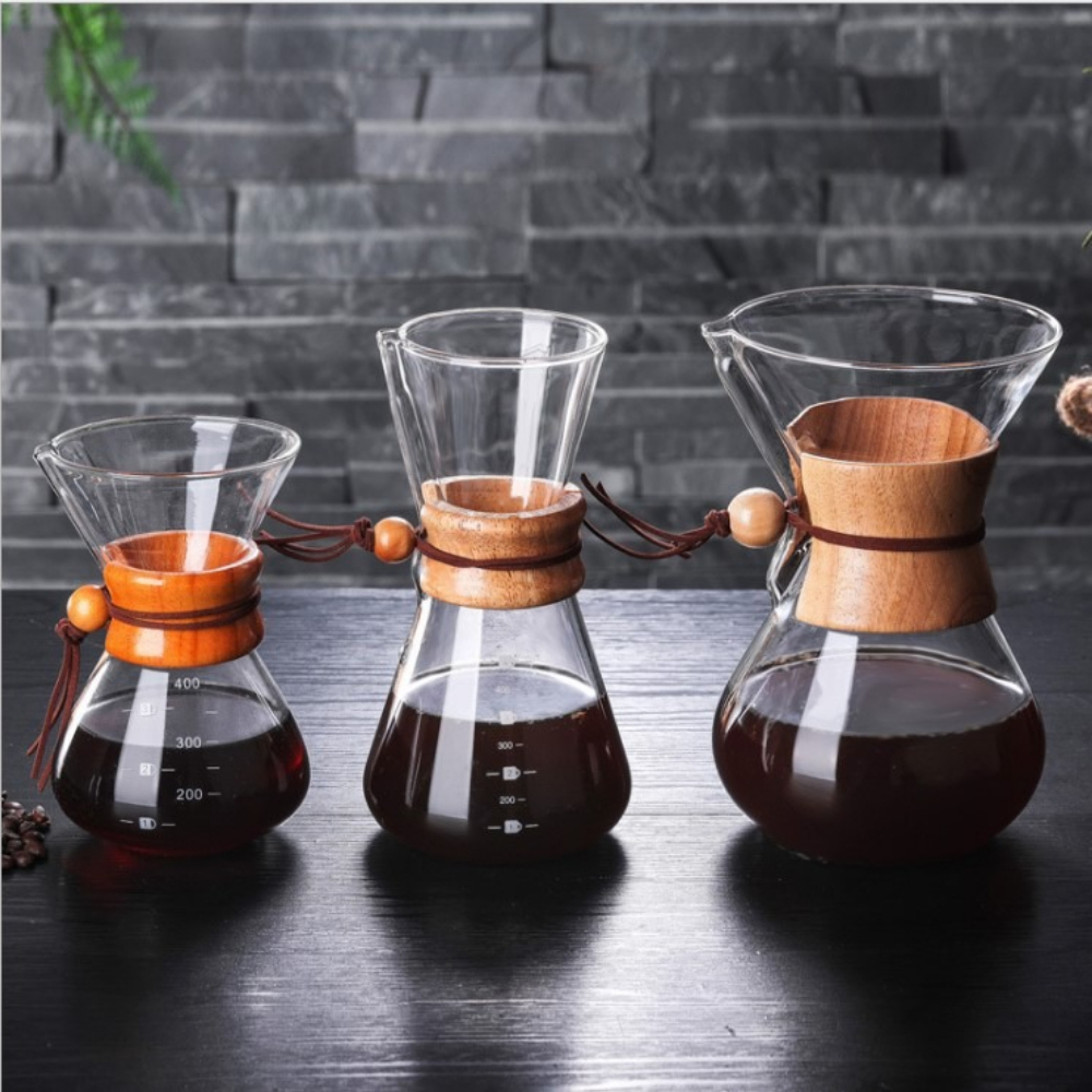Glass Coffee Kettle with Stain - Coffee Equipment Pour Over ulasan dan harga