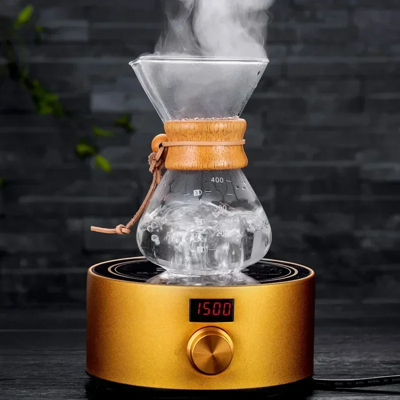 Glass Coffee Kettle with Stain - Coffee Equipment Pour Over ulasan dan harga