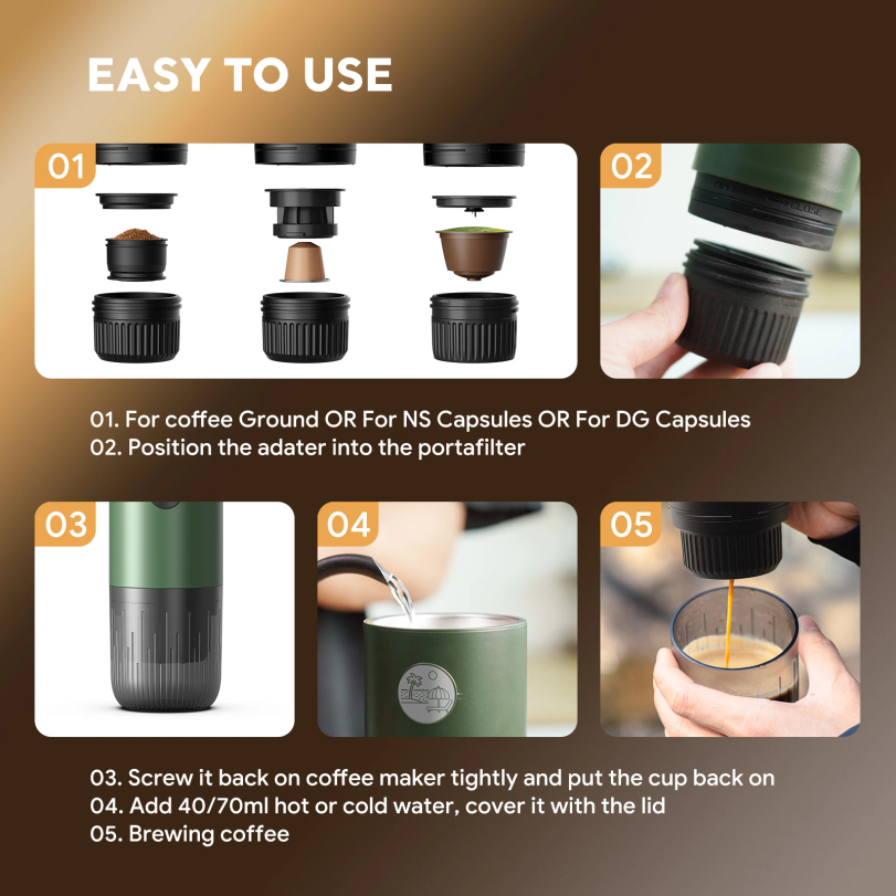 Portable Espresso Machine 3-in - Coffee Equipment Wdt ulasan dan harga