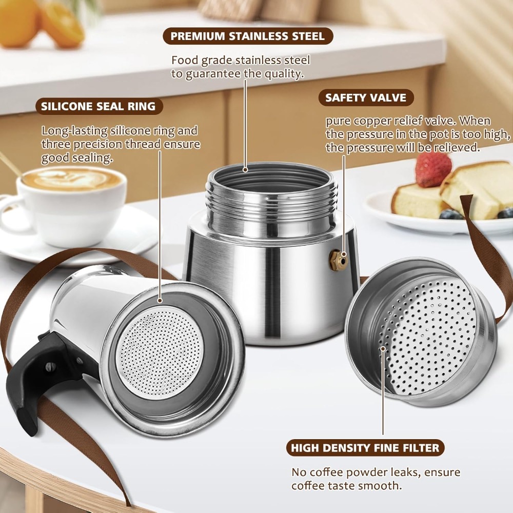 Portable Coffee Pot Stainless  - Coffee Equipment Wdt ulasan dan harga