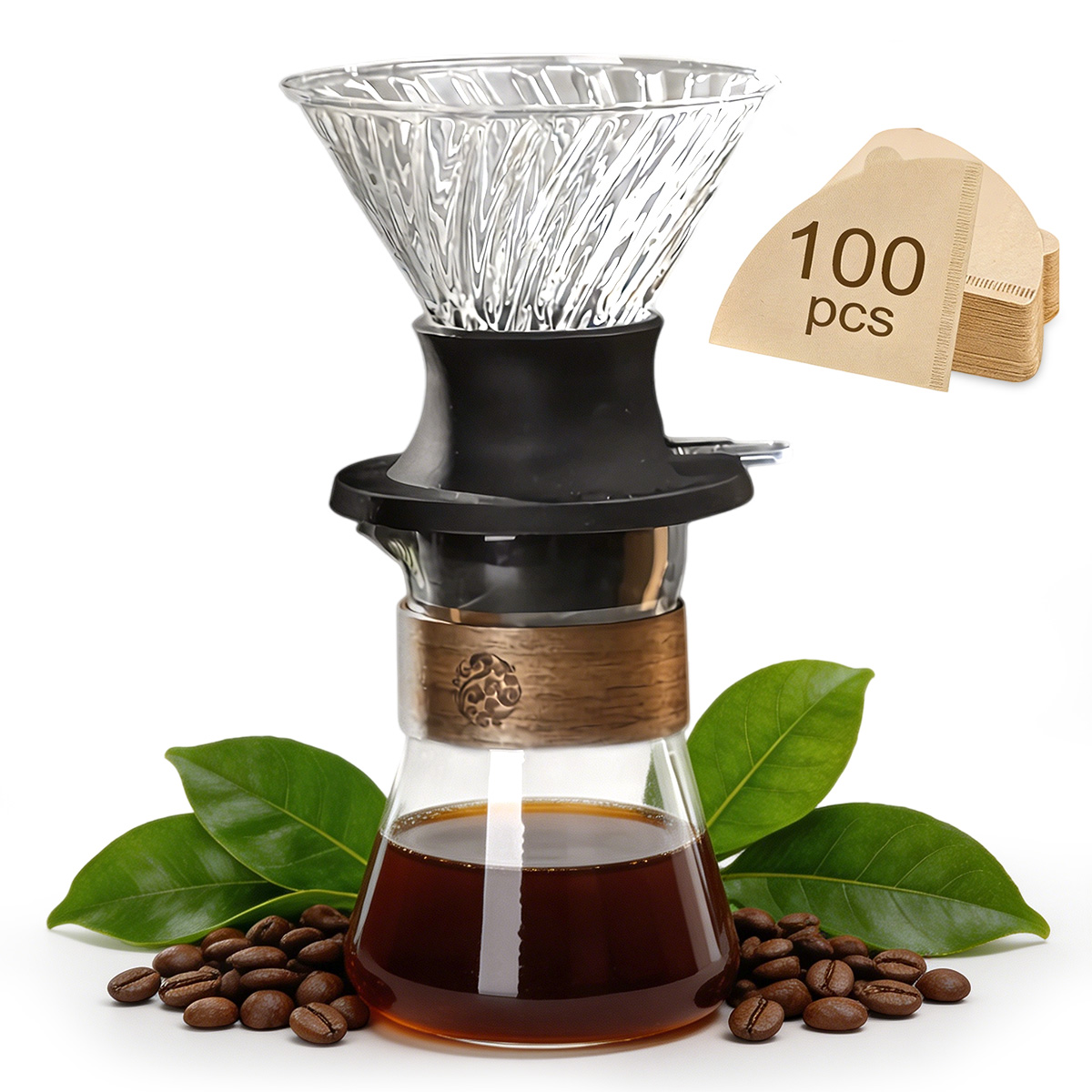 Pour Over Coffee Maker Set, Po - Coffee Equipment Pour Over ulasan dan harga