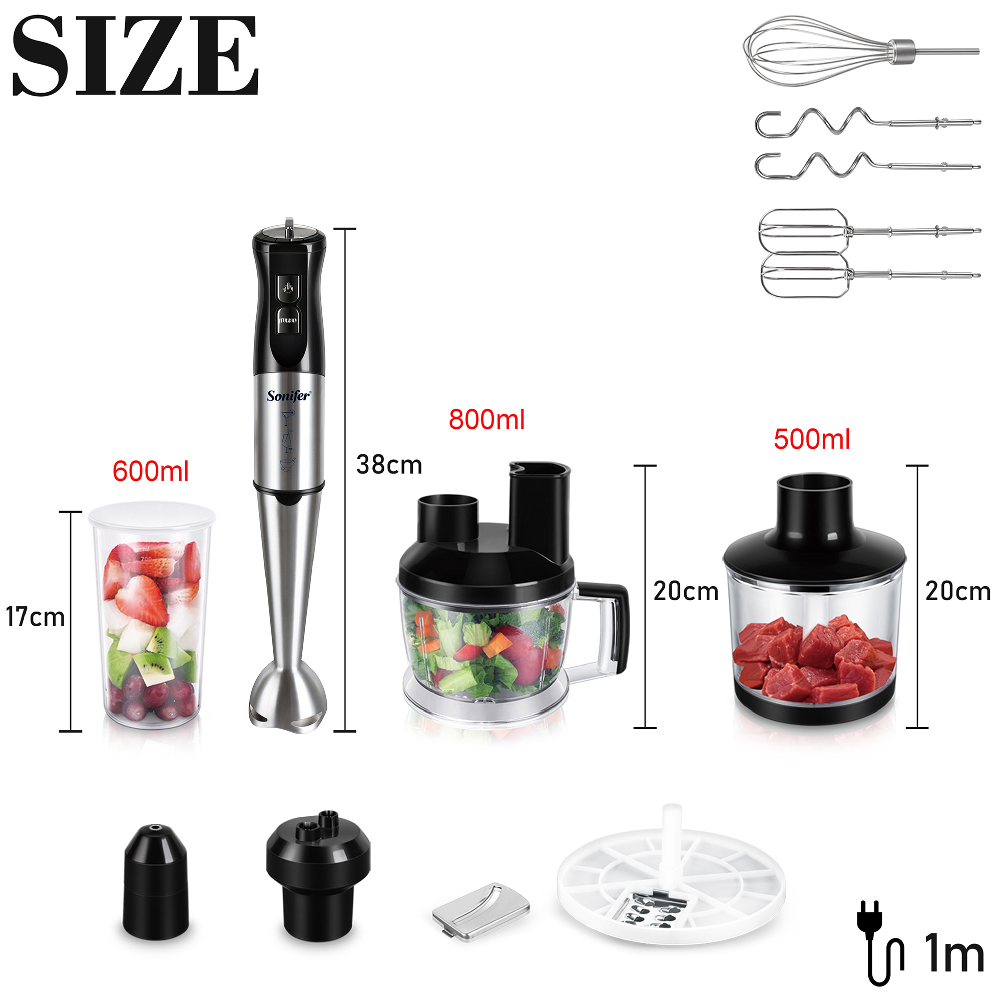 10 in 1 Food Processor 800 W S - Bean Hopper Lid ulasan dan harga