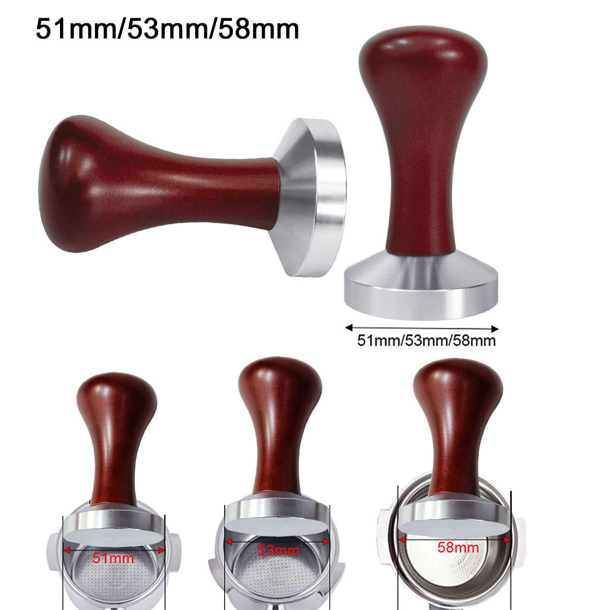51mm 53mm 58mm Espresso Tamper - Espresso Tamper Set ulasan dan harga