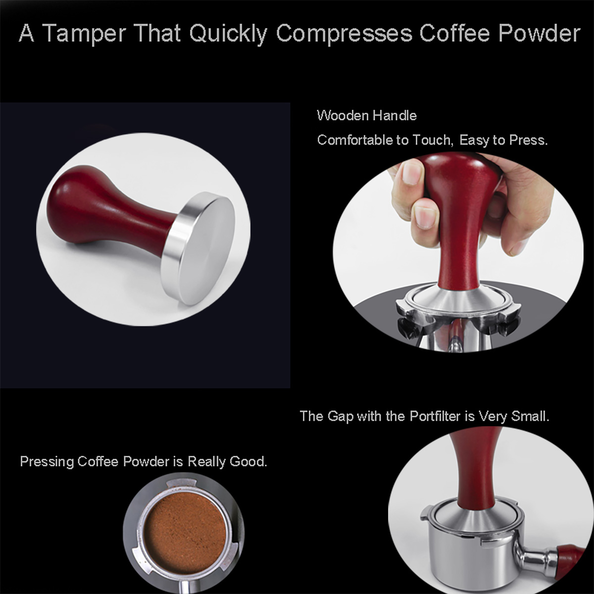 51mm 53mm 58mm Espresso Tamper - Espresso Tamper Set ulasan dan harga