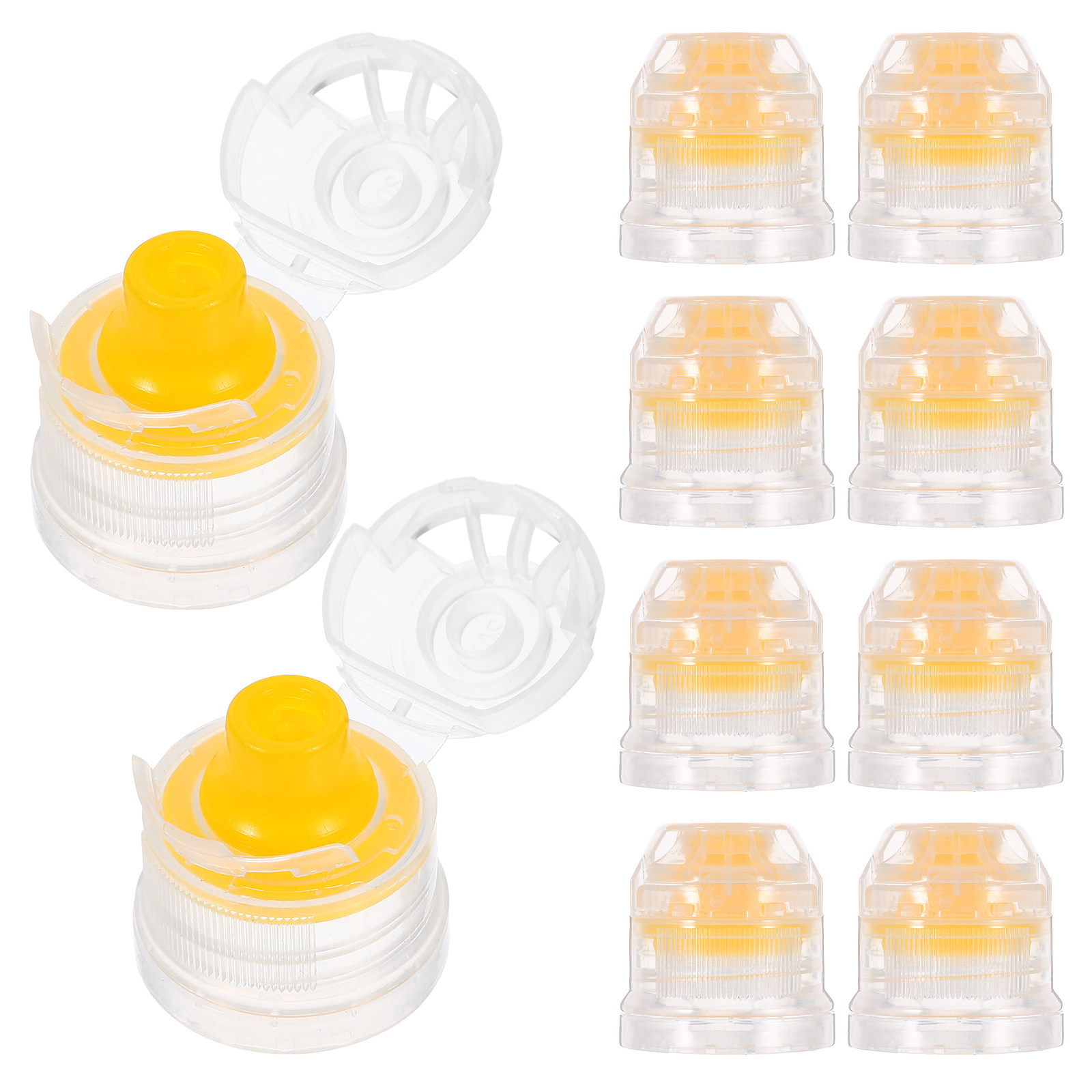 10Pcs Reusable Push Pull Flip  - Bean Hopper Lid ulasan dan harga