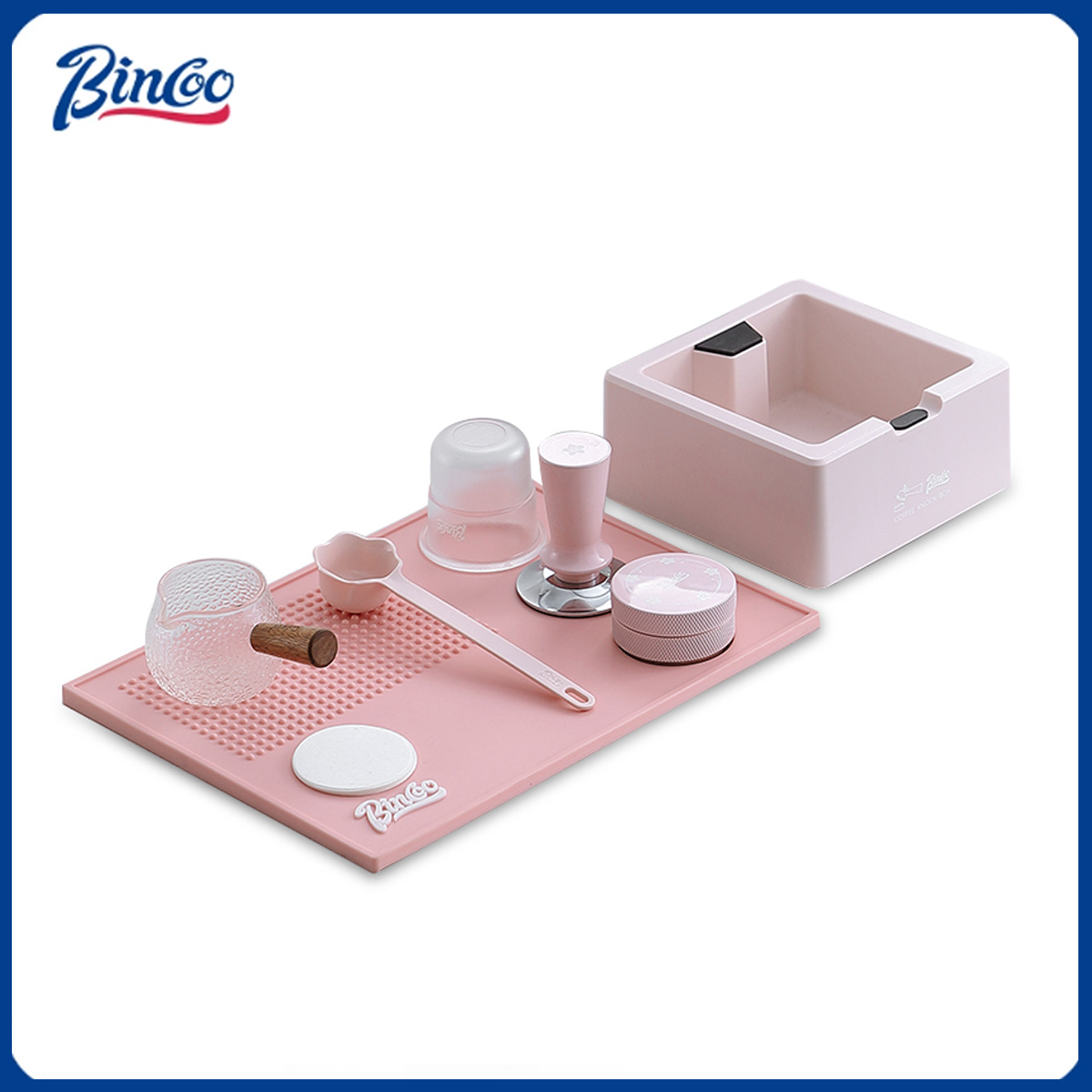 Bincoo Pink Espresso 51mm-58mm - Espresso Tamper Set ulasan dan harga