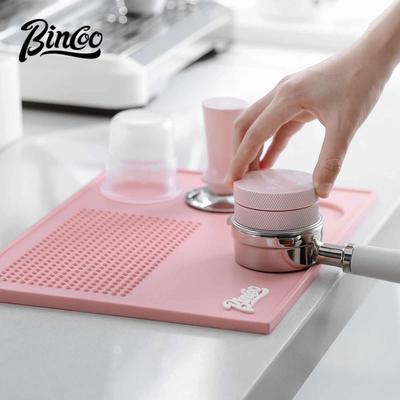 Bincoo Pink Espresso 51mm-58mm - Espresso Tamper Set ulasan dan harga