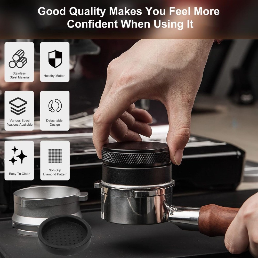 51/53/58mm Coffee Tamper Coffe - Espresso Tamper Set ulasan dan harga
