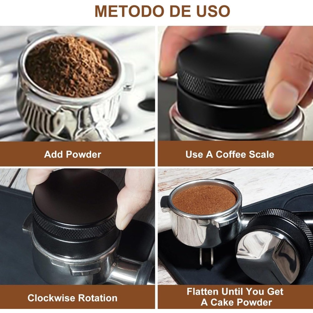 51/53/58mm Coffee Tamper Coffe - Espresso Tamper Set ulasan dan harga