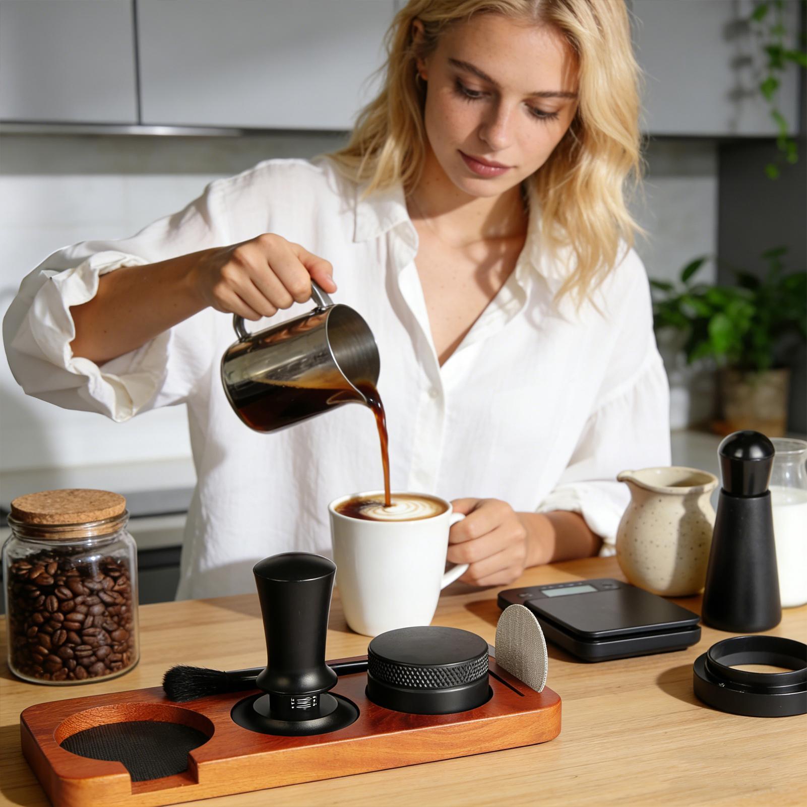 7Pcs Espresso Accessories Kit, - Espresso Tamper Set ulasan dan harga