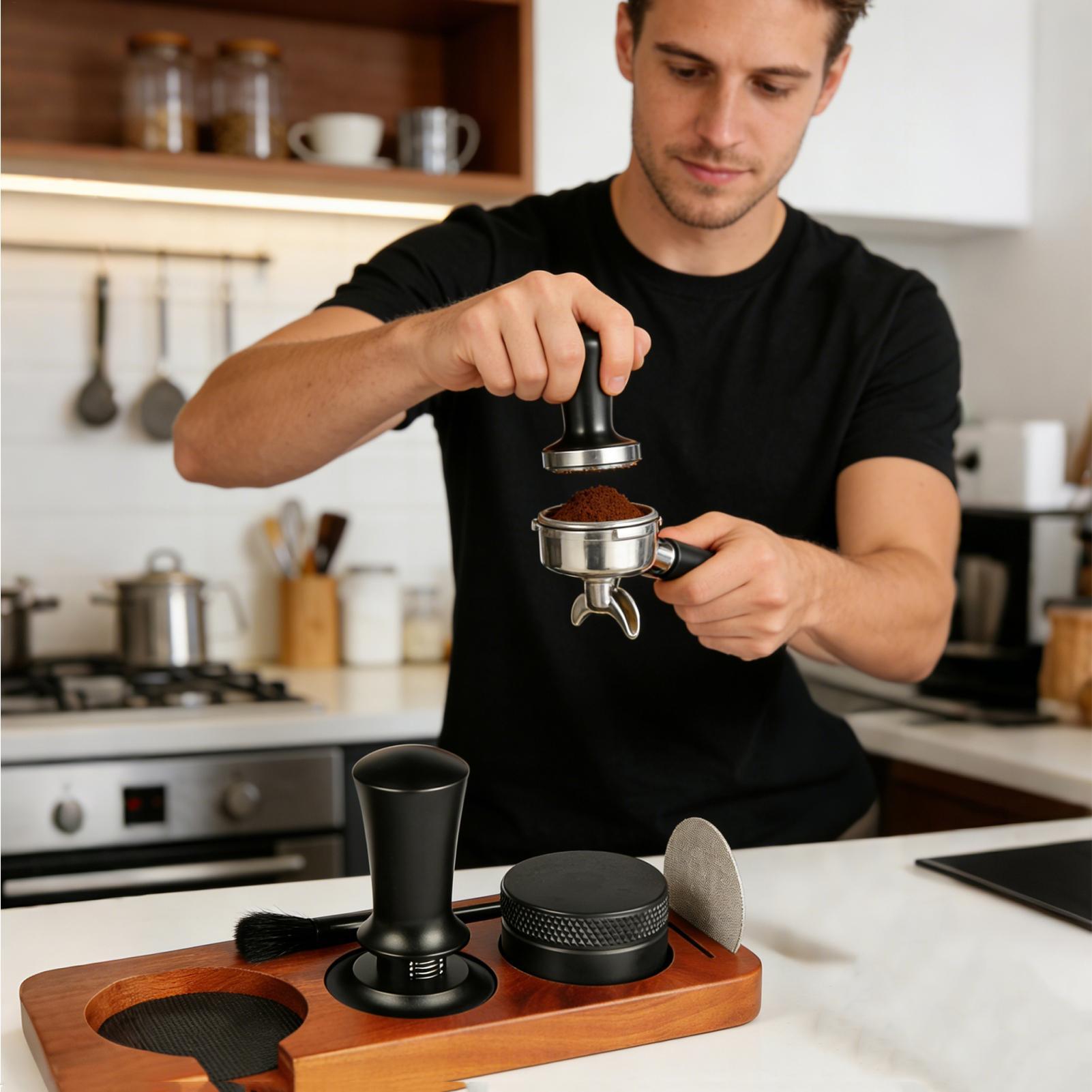 7Pcs Espresso Accessories Kit, - Espresso Tamper Set ulasan dan harga