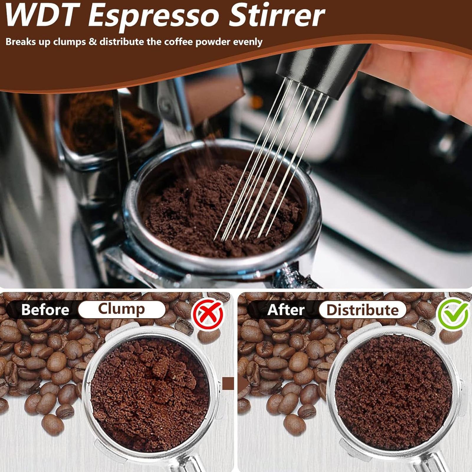 7Pcs Espresso Accessories Kit, - Espresso Tamper Set ulasan dan harga