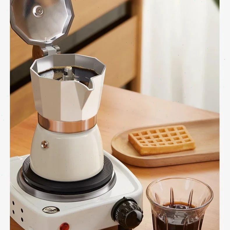 Round-bottomed Moka Pot Single - Coffee Equipment Wdt ulasan dan harga